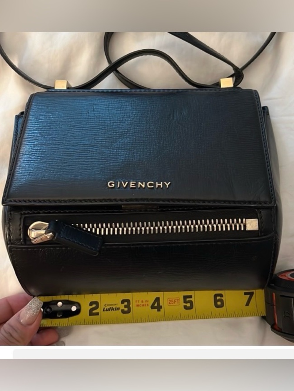 Givenchy Black Small Pandora Box  Leather crossbody bag purse - Picture 13 of 14